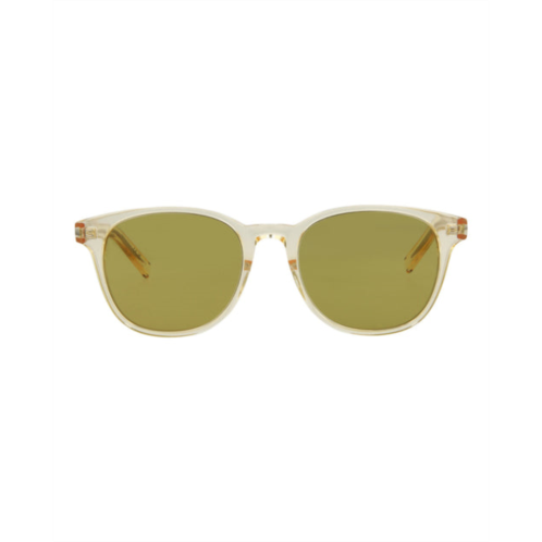 Saint Laurent round-frame acetate sunglasses