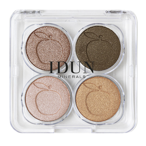 Idun Minerals eyeshadow palette - 402 brunkulla by for women - 4 x 0.03 oz eye shadow