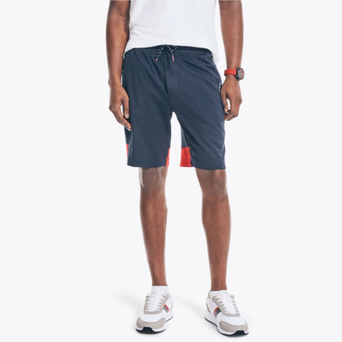 Nautica mens competition sustainably crafted 9 colorblock short