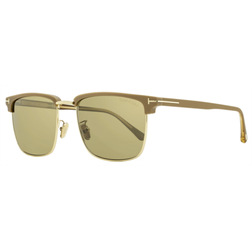 Tom Ford mens hudson-02 sunglasses tf997h 52l matte tan/gold 55mm