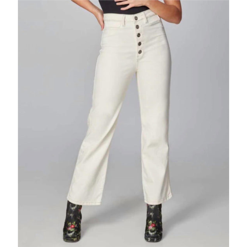 LOLA JEANS high rise loose jeans in ivory