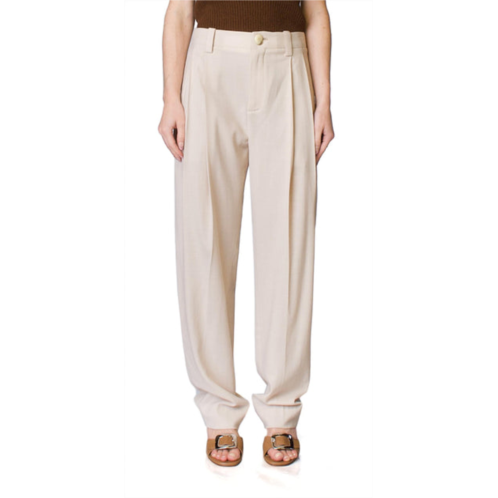 Vince tapered trousers in pale fawn