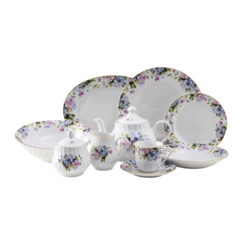 Lynns paradise 45-piece dinnerware set