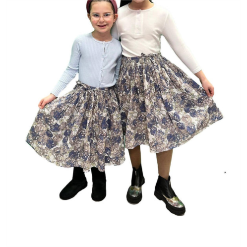 MarMar Copenhagen girls sille skirt in floral print