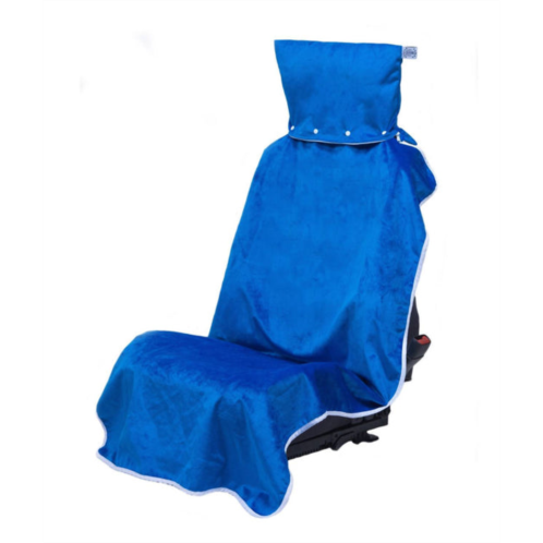 Turtle Towels waterproof towel/seat protector in blueberry