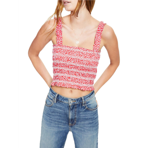 French Connection womens square neck cropped cami