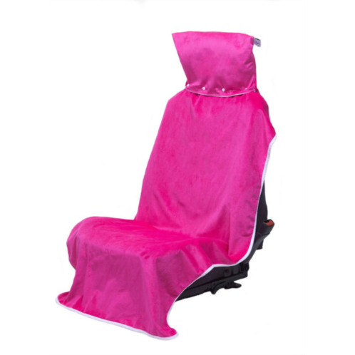 Turtle Towels waterproof towel/seat protector in electric pink