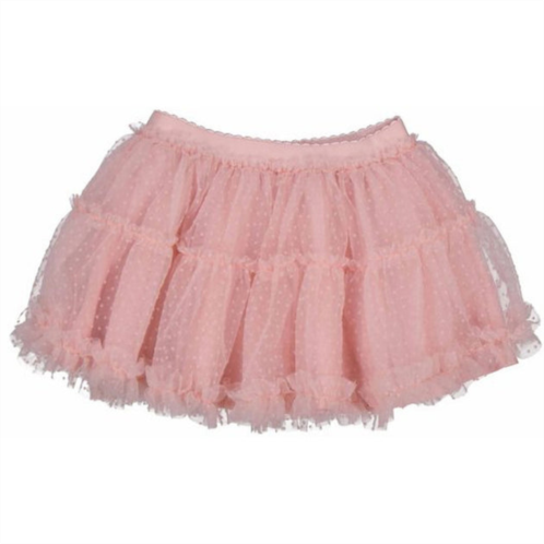 Mayoral pink ruffle tulle skirt