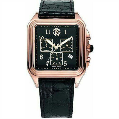 Roberto Cavalli mens classic silver dial watch