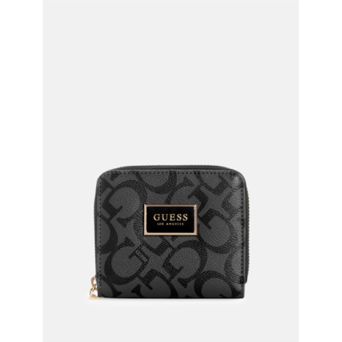 Guess Factory abree logo small zip wallet
