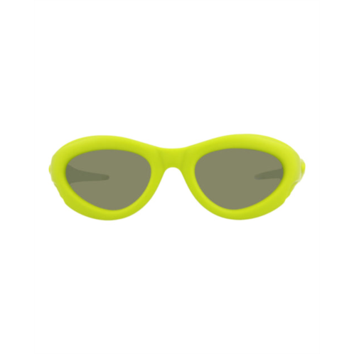 Bottega Veneta round/oval-frame injection sunglasses
