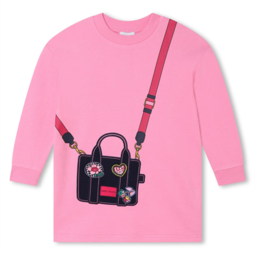 Marc Jacobs pink shoulder bag sweater dress