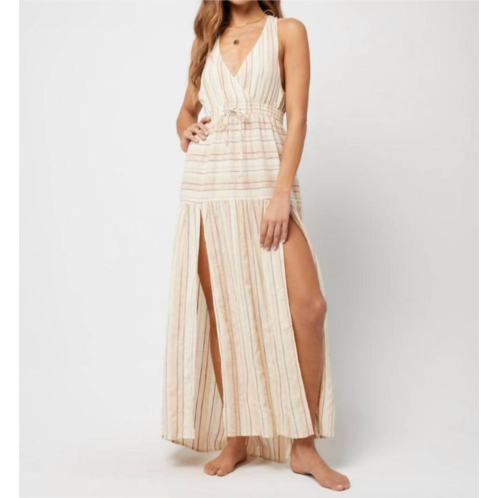 L*SPACE emma dress coverup in sunsoaked stripe