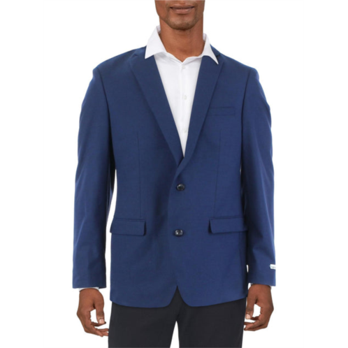 Bar III mens woven slim fit two-button blazer