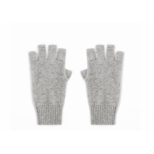 27 Miles Malibu lala cashmere fingerless gloves in heather