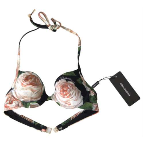 Dolce & Gabbana floral elegance elastic bikini womens top