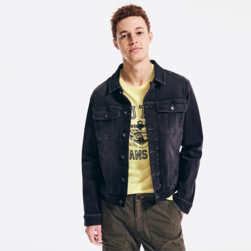 Nautica mens jeans co. sustainably crafted denim jacket