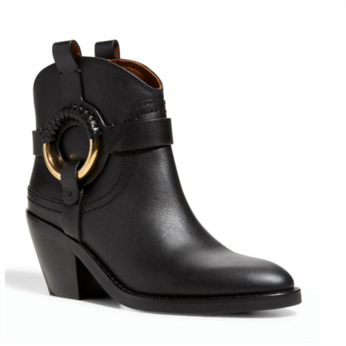 See by Chloe hanna cowboy boots in black