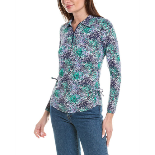 IBKUL adjustable length polo shirt