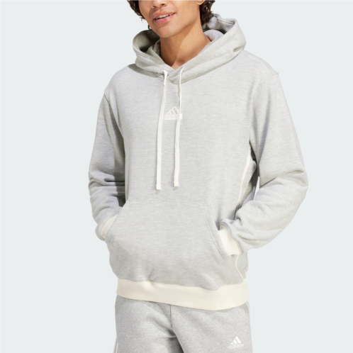Adidas mens lounge french terry colored melange hoodie