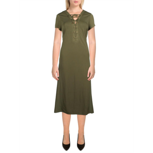 POLO Ralph Lauren womens cap sleeve long maxi dress