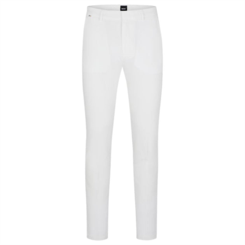 BOSS slim-fit trousers in cotton