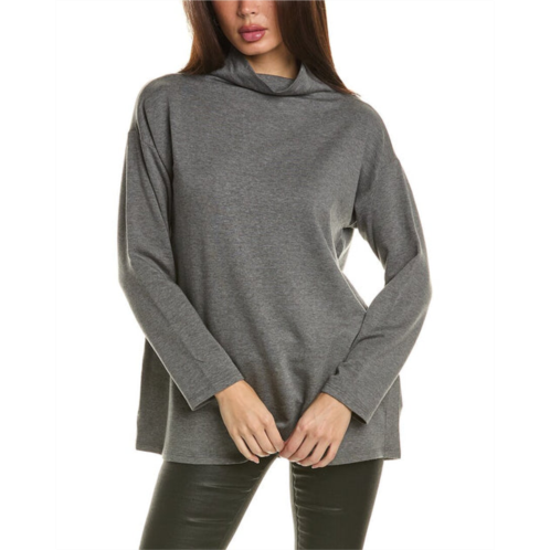 EILEEN FISHER petite high funnel neck tunic