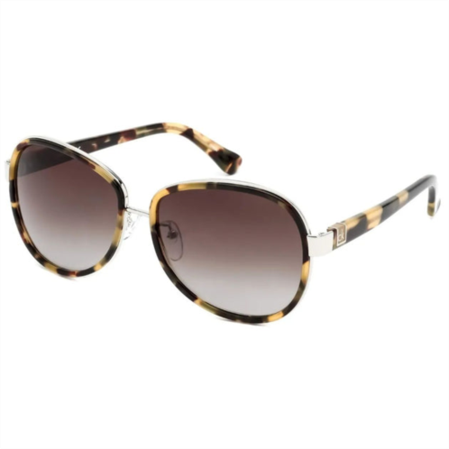 Calvin Klein womens 58 mm brown sunglasses ck1208sa-377