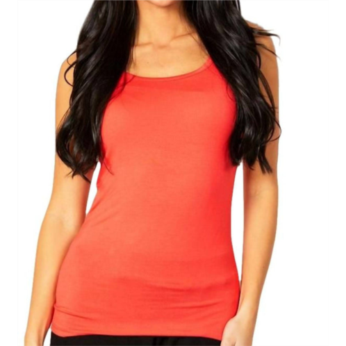 French kyss tank top in coral