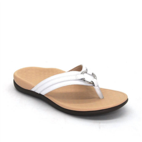 VIONIC womens tide aloe sandal - medium width in white