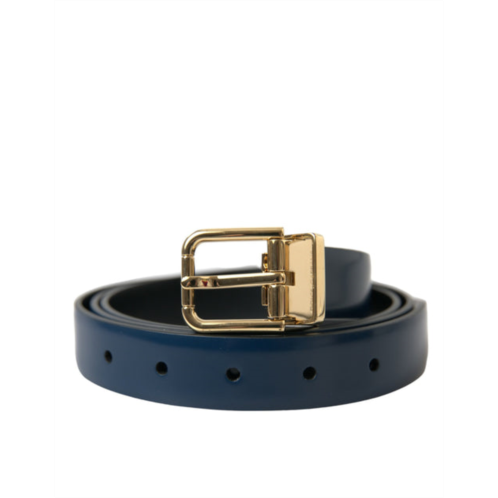 Dolce & Gabbana calf leather metal buckle mens belt
