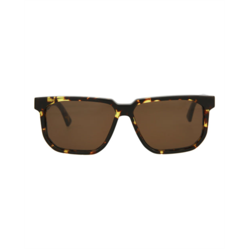 Bottega Veneta square/rectangle-frame acetate sunglasses