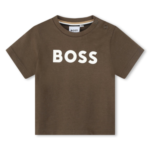 BOSS brown logo t-shirt