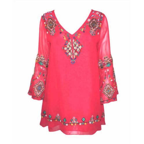 Vintage Collection womens julian tunic in coral