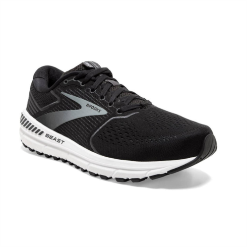 BROOKS mens beast 20 running shoes in 051 black/ebony/grey