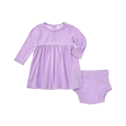 Angel Dear 2pc a-line dress & diaper set
