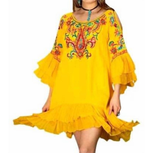 Vintage Collection anastasia tunic dress in yellow
