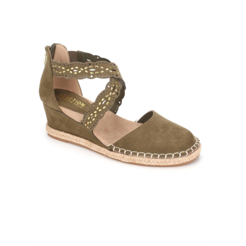 Kenneth Cole Reaction clo x band womens faux suede strappy espadrilles