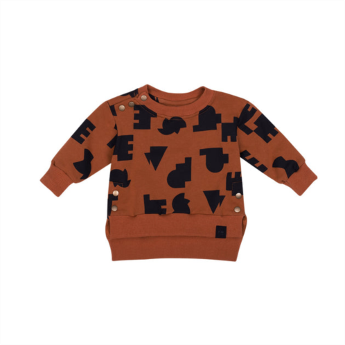 Omamimini baby hi-low sweatshirt