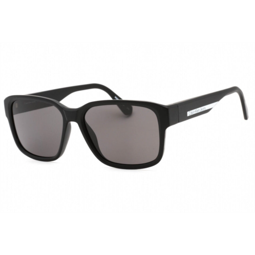 Calvin Klein mens 56 mm matte black sunglasses