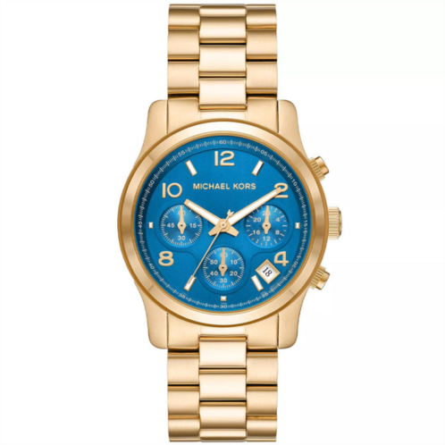 Michael Kors womens runway blue dial watch