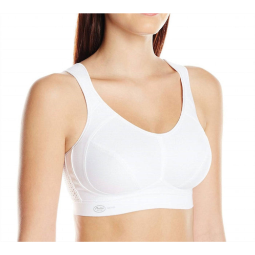 Anita maximum control wire-free sports bra in white
