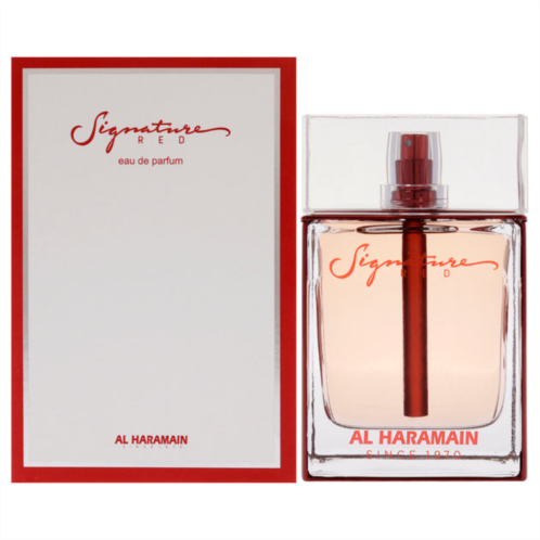 Al Haramain signature red by for women - 3.33 oz edp spray