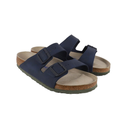 Birkenstock arizona mens leather buckle slide sandals