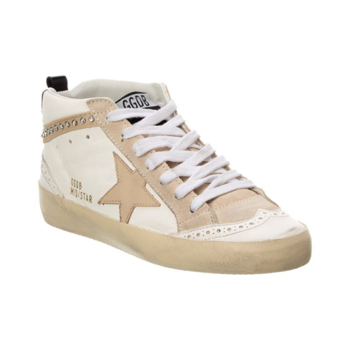 Golden Goose mid star leather & suede sneaker