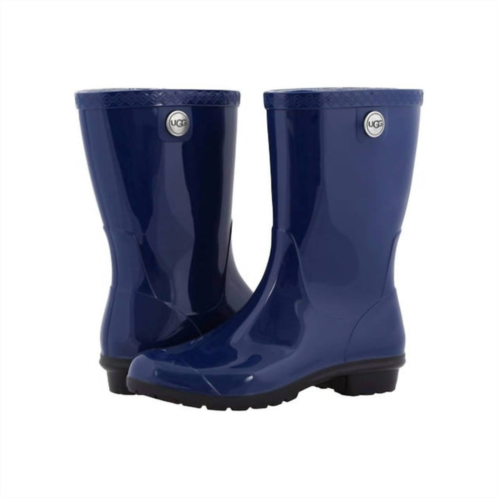 UGG womens sienna rain boot in blue jay