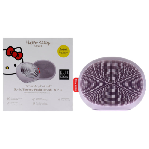 Geske hello kitty sonic thermo facial brush 5 in 1 - purple by for women - 1 pc brush