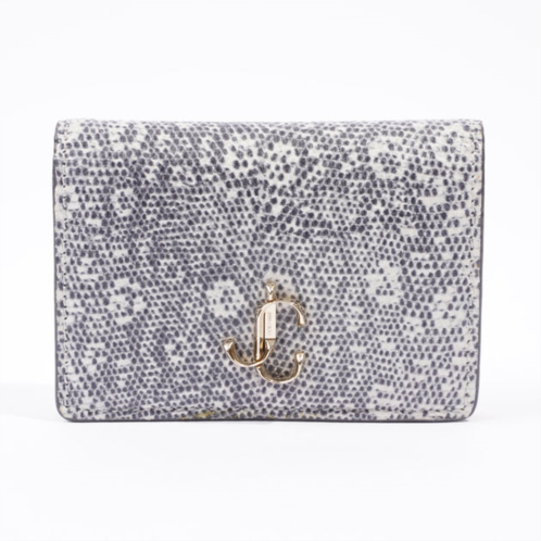 Jimmy Choo compact wallet leather