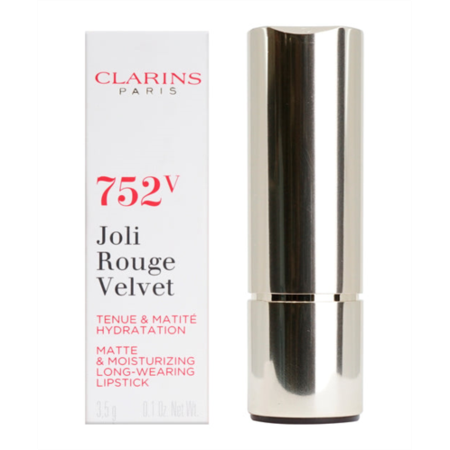 Clarins joli rouge velvet 752v rose wood longwear matte lipstick 0.1 oz