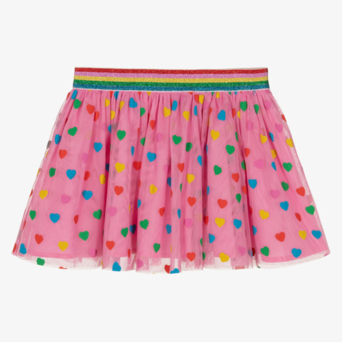 Stella McCartney pink party hearts tulle skirt